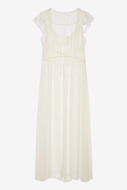 Blair Bow Robe Cream - For Love & Lemons
