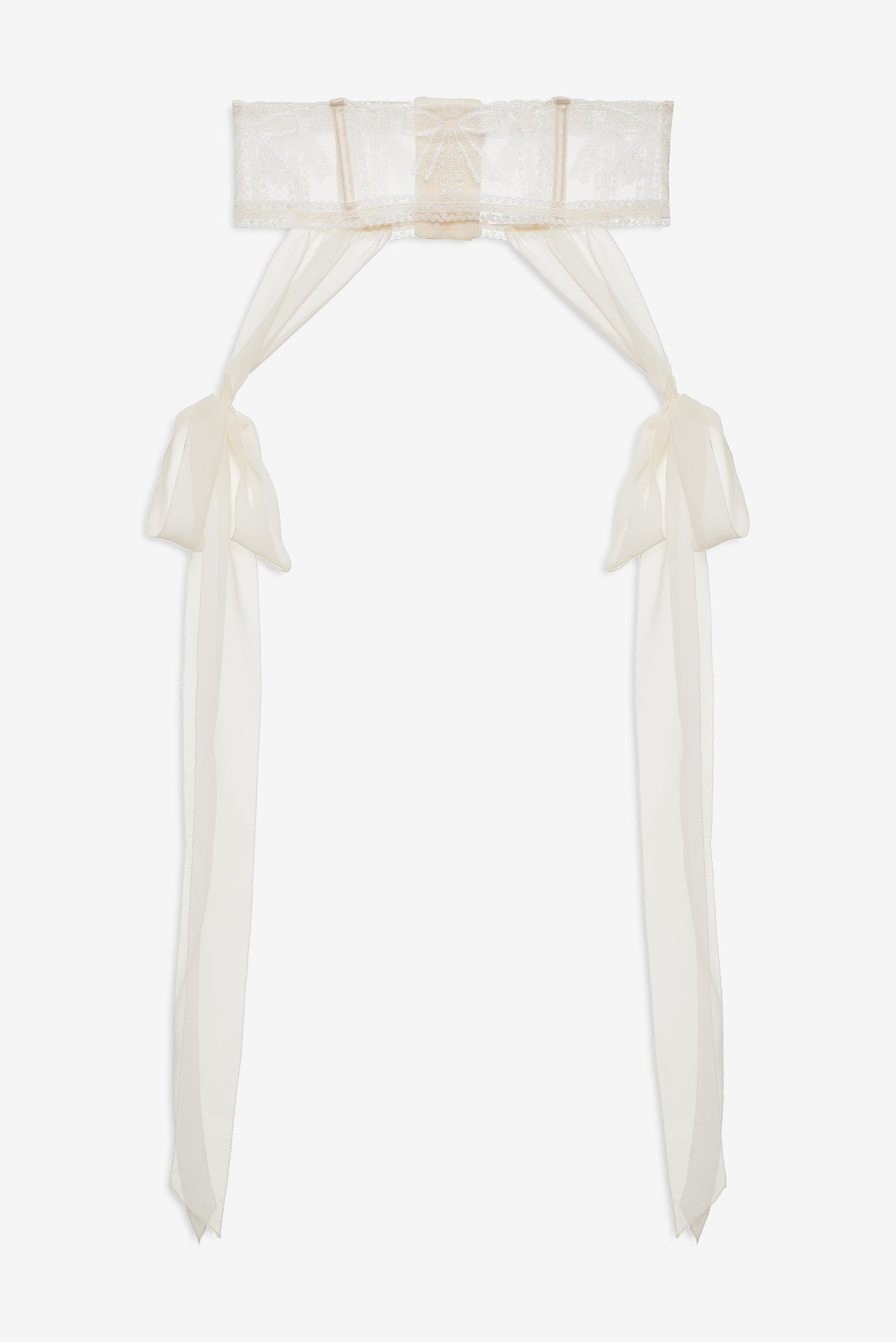 Blair Bow Garter Belt Cream - For Love & Lemons