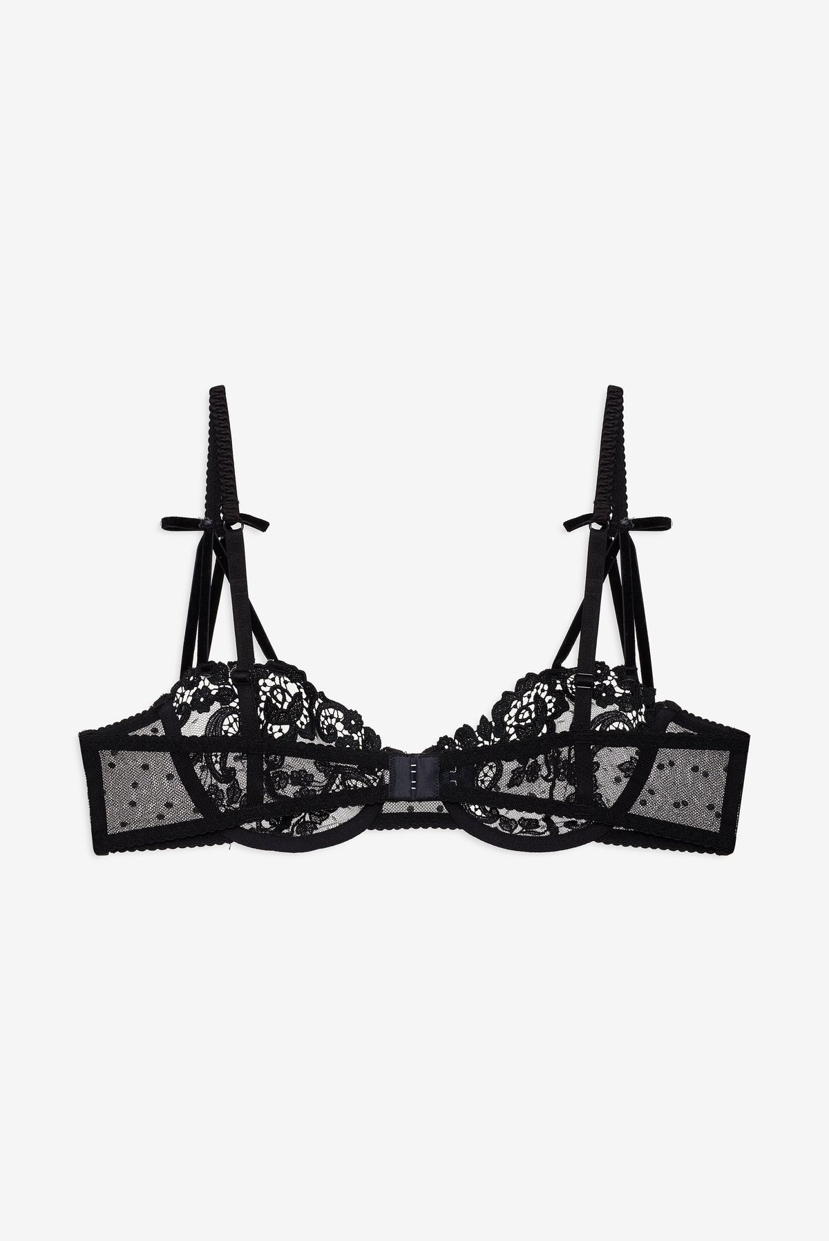 Antique Paisley Underwire Bra Black - For Love & Lemons