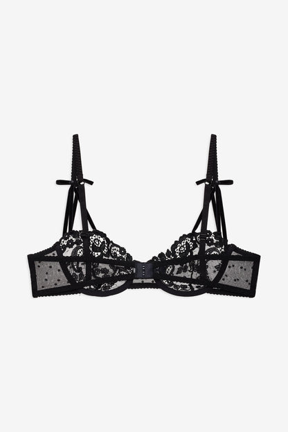 Antique Paisley Underwire Bra Black - For Love & Lemons