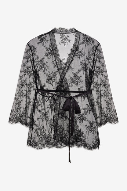 Antique Paisley Robe Black - For Love & Lemons