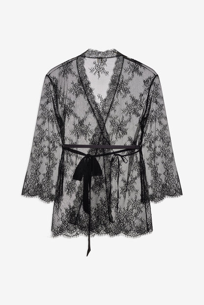 Antique Paisley Robe Black - For Love & Lemons