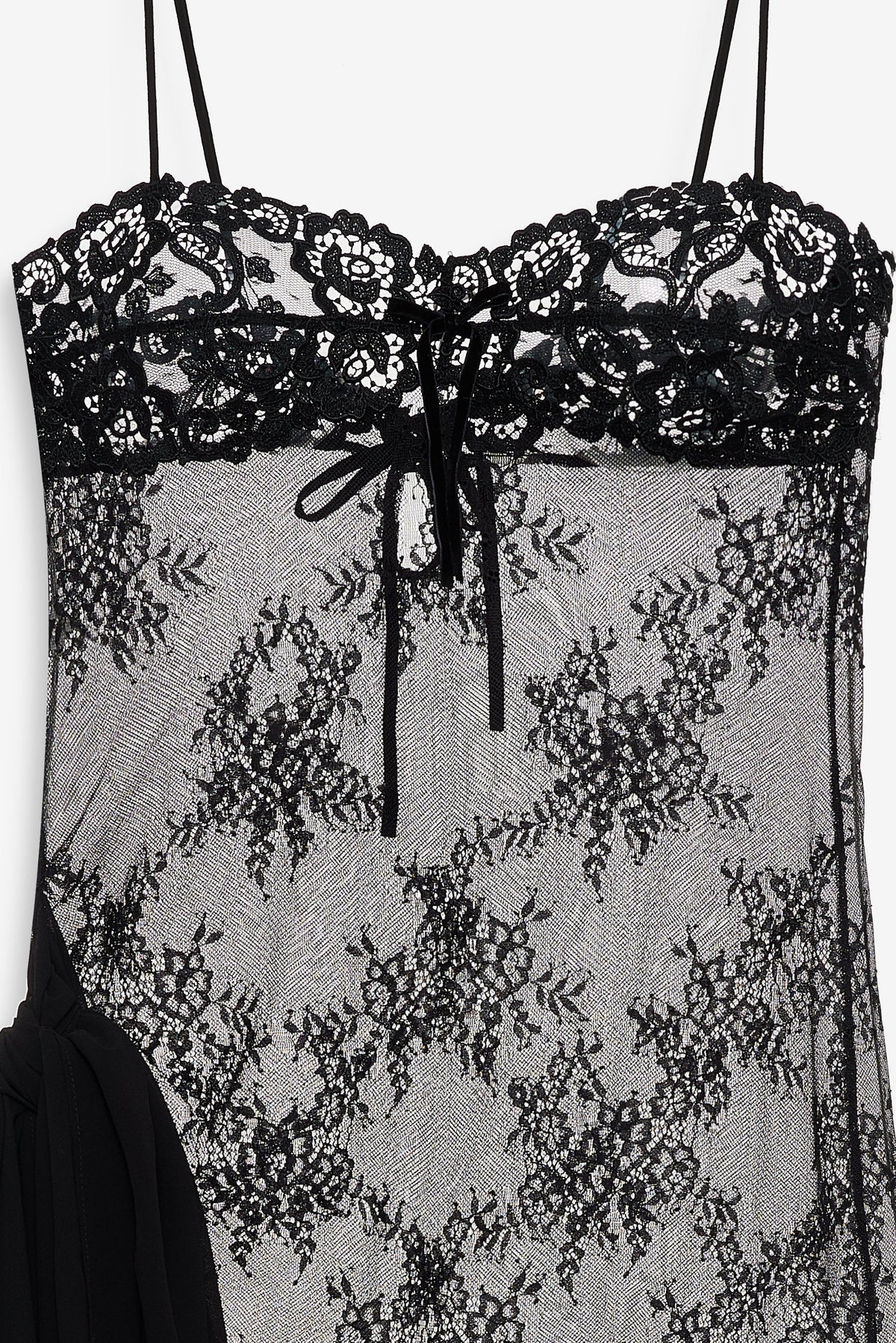 Antique Paisley Slip Dress Black - For Love & Lemons
