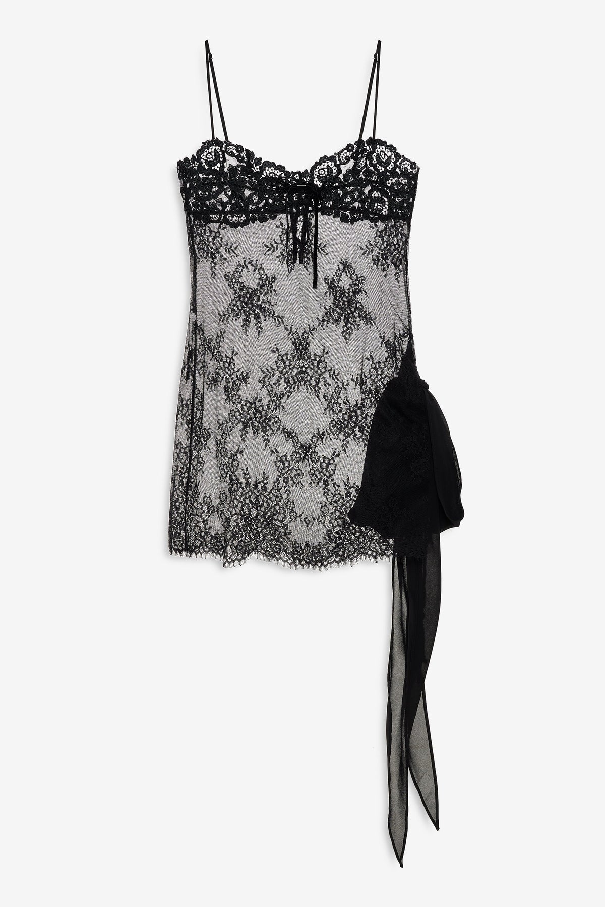 Antique Paisley Slip Dress Black - For Love & Lemons