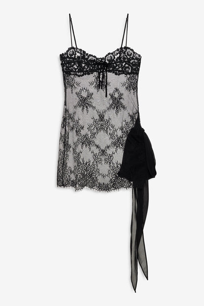 Antique Paisley Slip Dress Black - For Love & Lemons