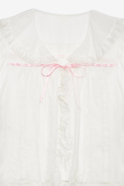 Layered Lace Sleep Top White - For Love & Lemons