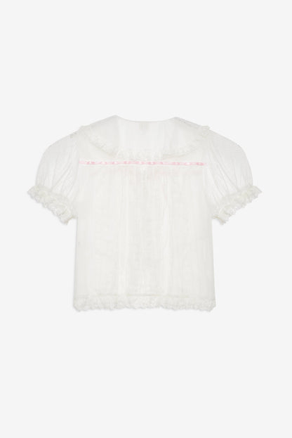 Layered Lace Sleep Top White - For Love & Lemons
