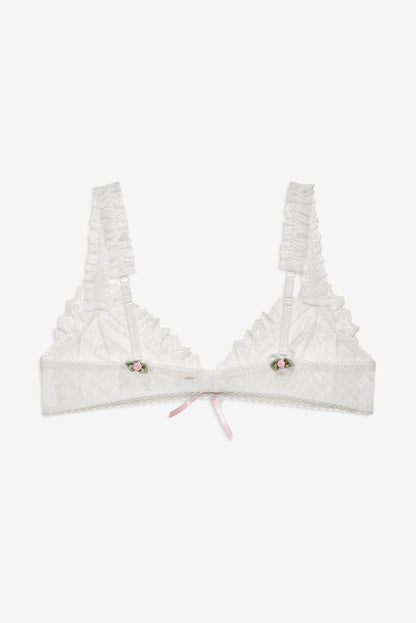 Layered Lace Bralette White - For Love & Lemons