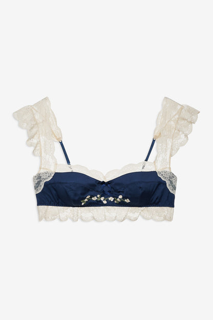 Fern Bralette Navy - For Love & Lemons