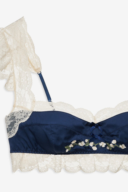 Fern Bralette Navy - For Love & Lemons