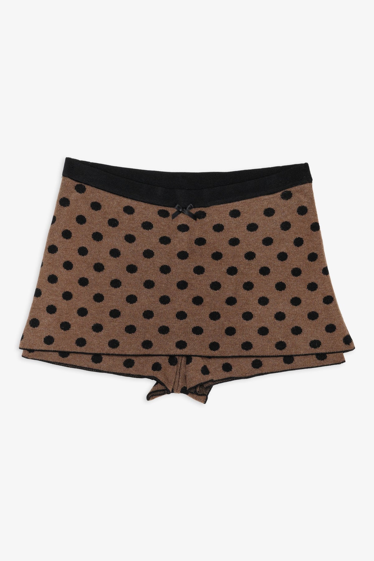 Spencer Knit Skort Brown - For Love & Lemons