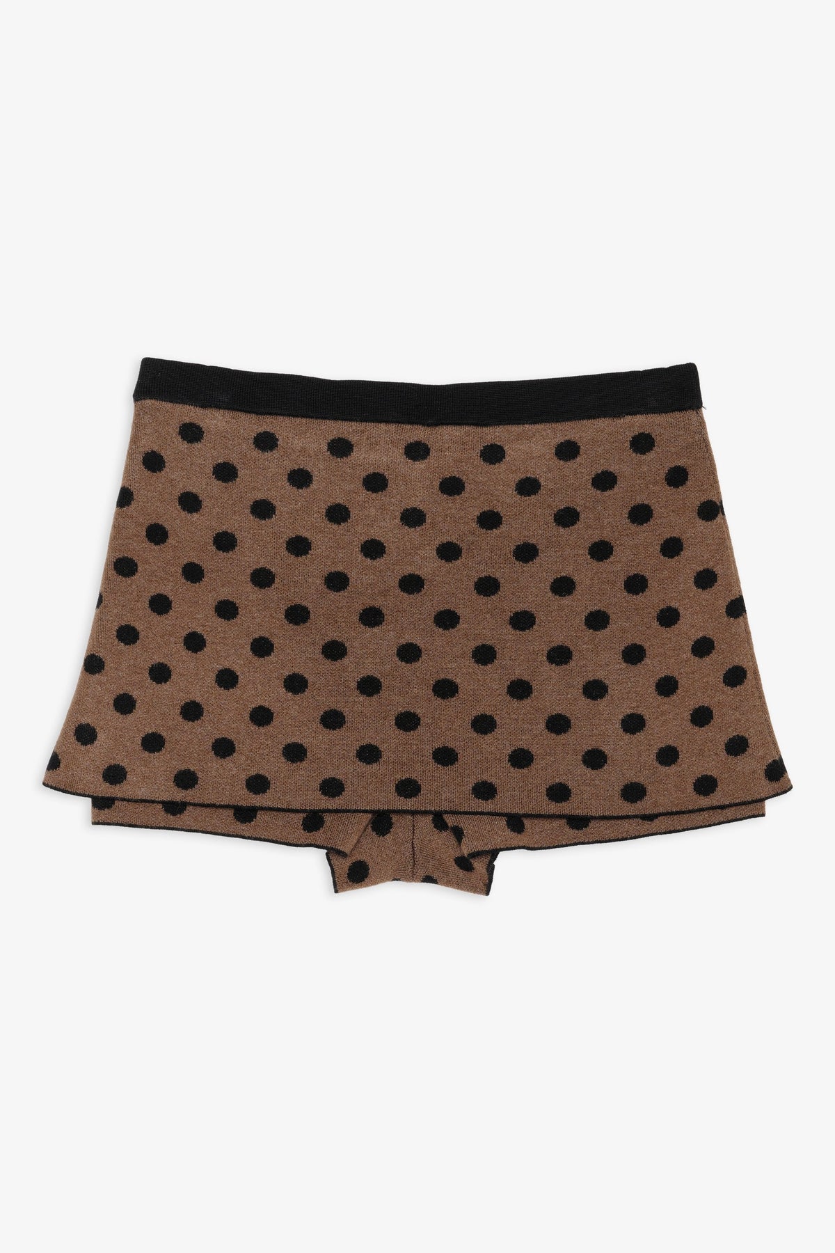 Spencer Knit Skort Brown - For Love & Lemons