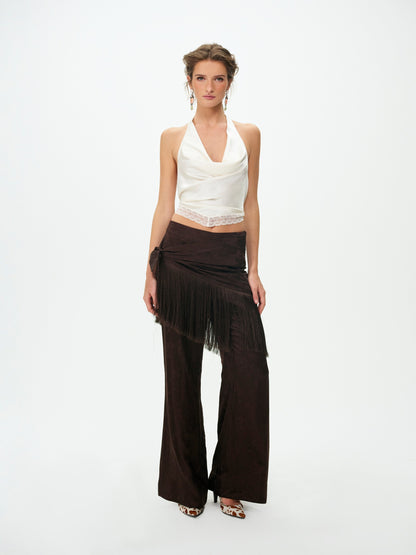 Sierra Pants Dark Brown - For Love & Lemons