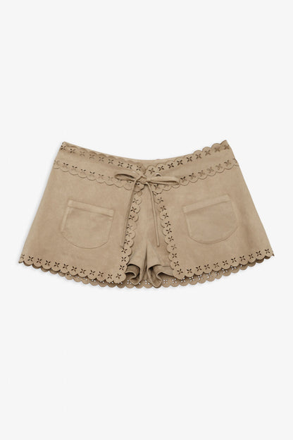 Mellie Shorts Tan - For Love & Lemons
