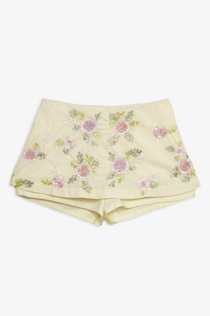 Amari Skort Baby Yellow - For Love & Lemons