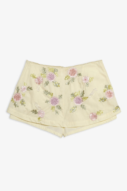 Amari Skort Baby Yellow - For Love & Lemons