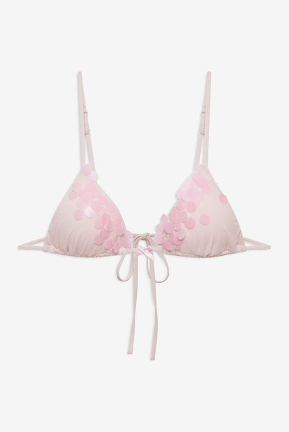 Louise Bikini Top Pink - For Love & Lemons
