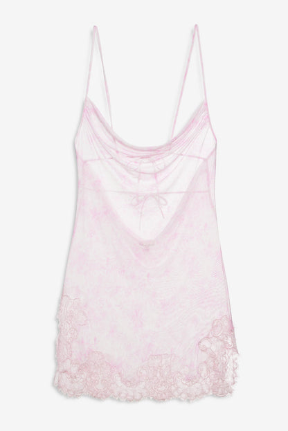 Louise Cover Up Mini Dress Pink - For Love & Lemons