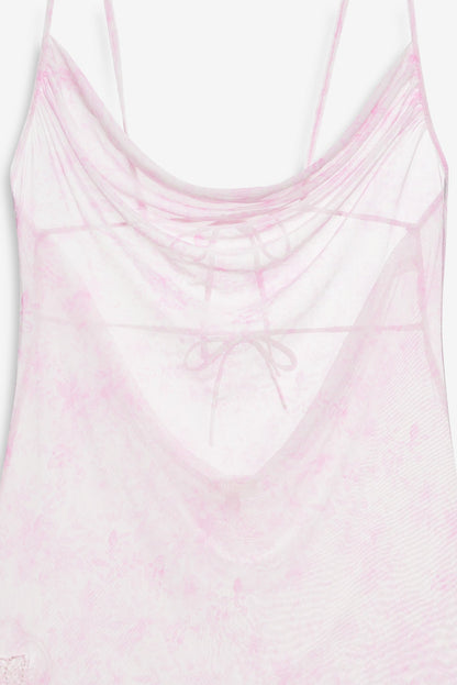 Louise Cover Up Mini Dress Pink - For Love & Lemons