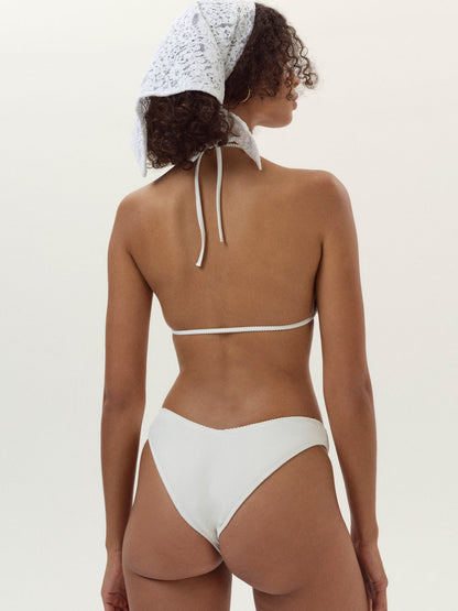Lelani Bikini Top White - For Love & Lemons
