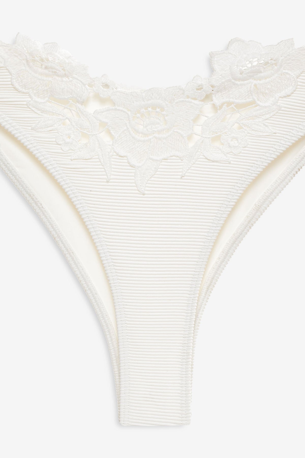Lelani Bikini Bottom White - For Love & Lemons
