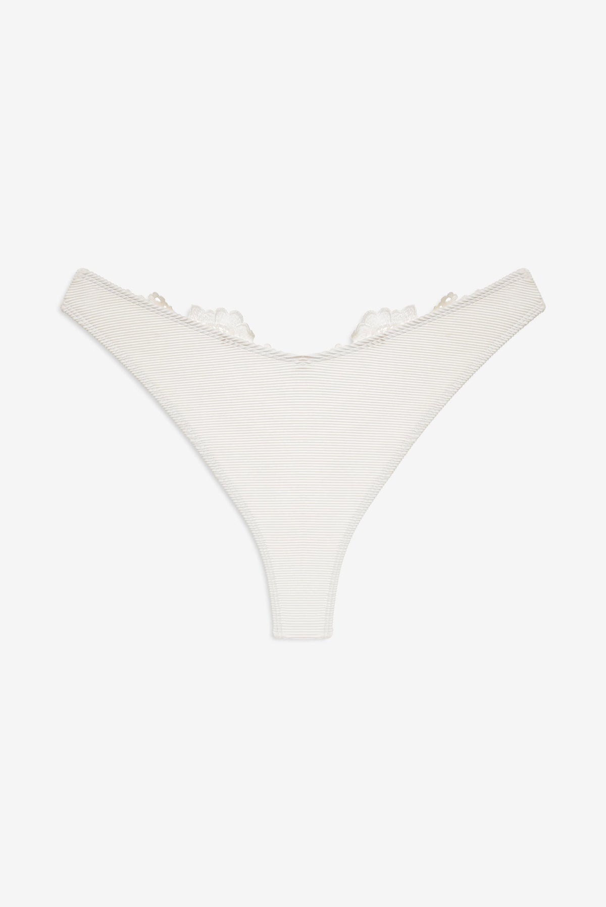 Lelani Bikini Bottom White - For Love & Lemons