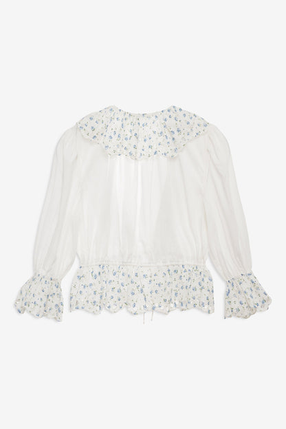 Alexis Coverup Top White - For Love & Lemons