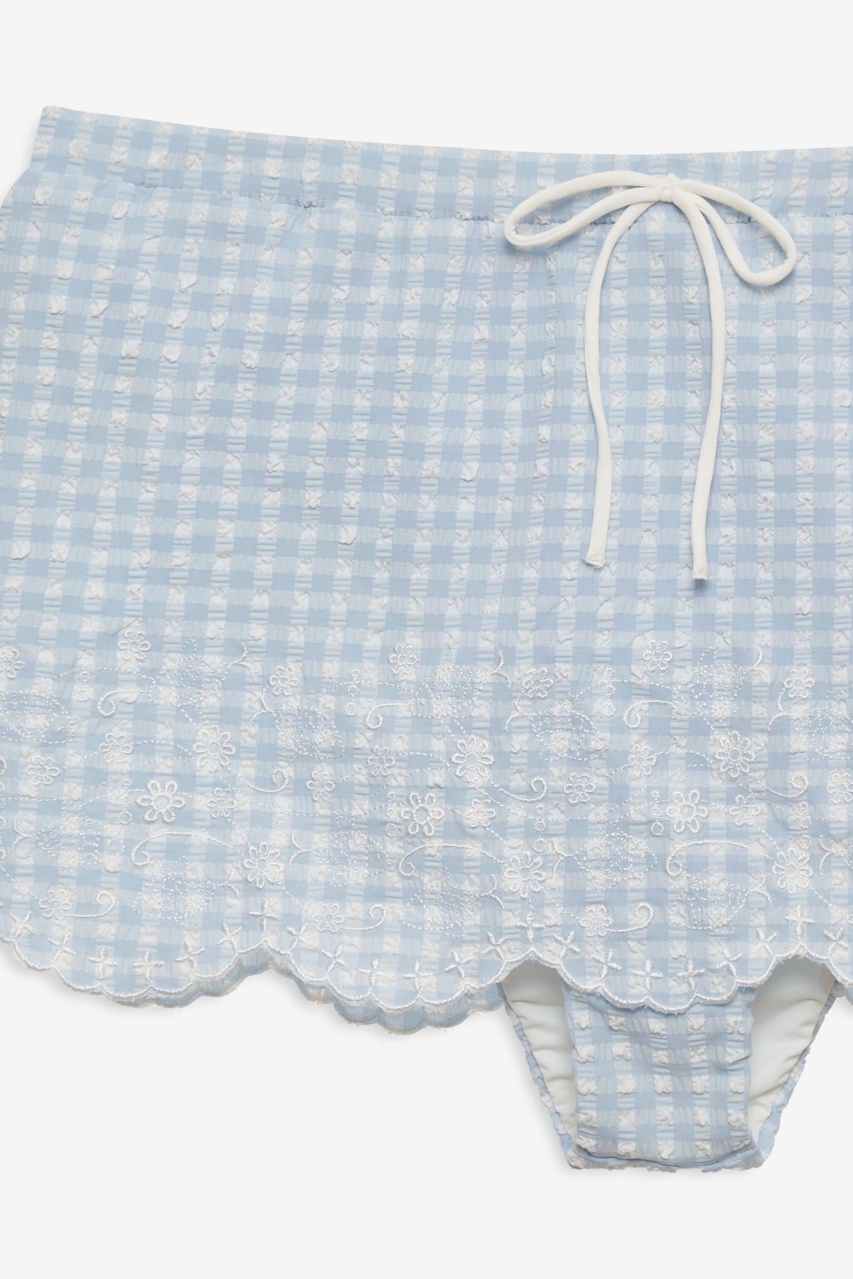 Daisy Lane Swim Skirt Blue - For Love & Lemons