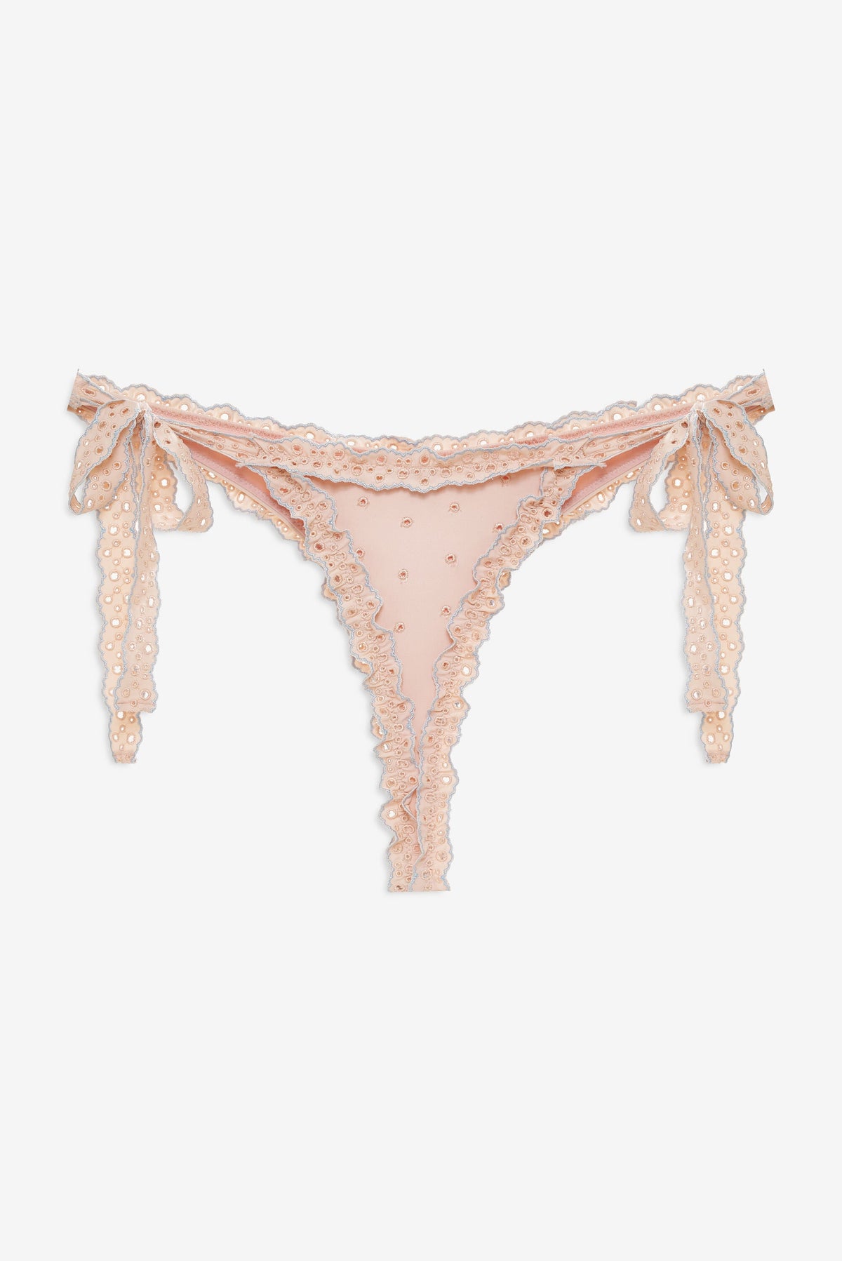 Alison Bikini Bottom Peach - For Love & Lemons