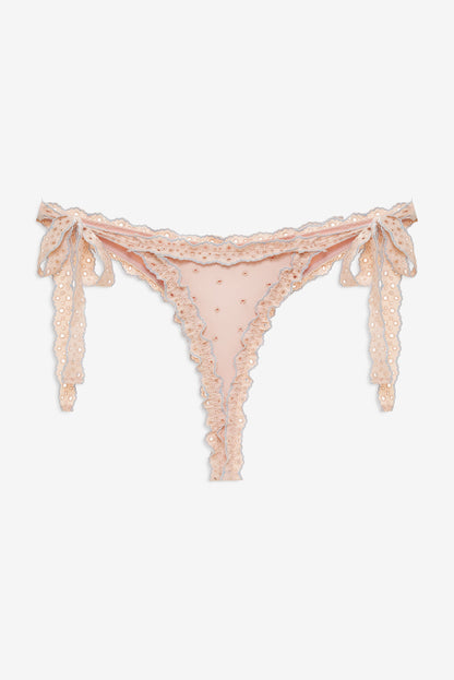 Alison Bikini Bottom Peach - For Love & Lemons
