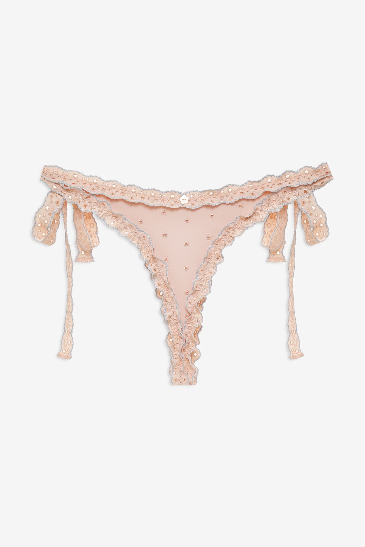 Alison Bikini Bottom Peach - For Love & Lemons