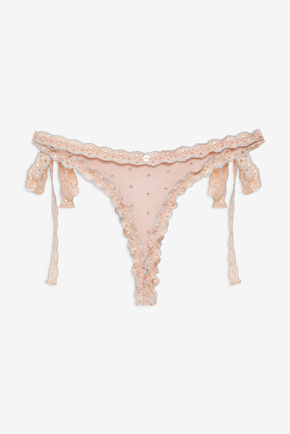 Alison Bikini Bottom Peach - For Love & Lemons