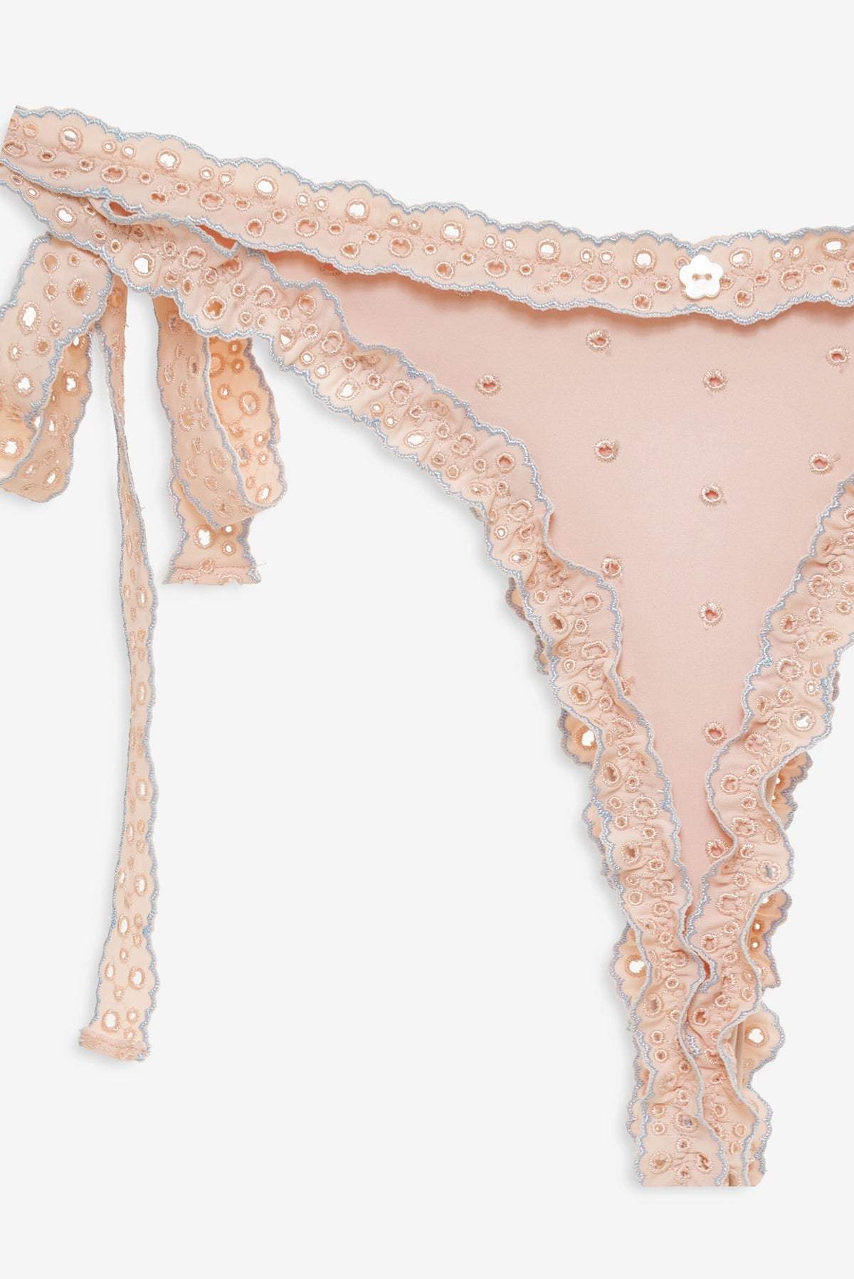 Alison Bikini Bottom Peach - For Love & Lemons
