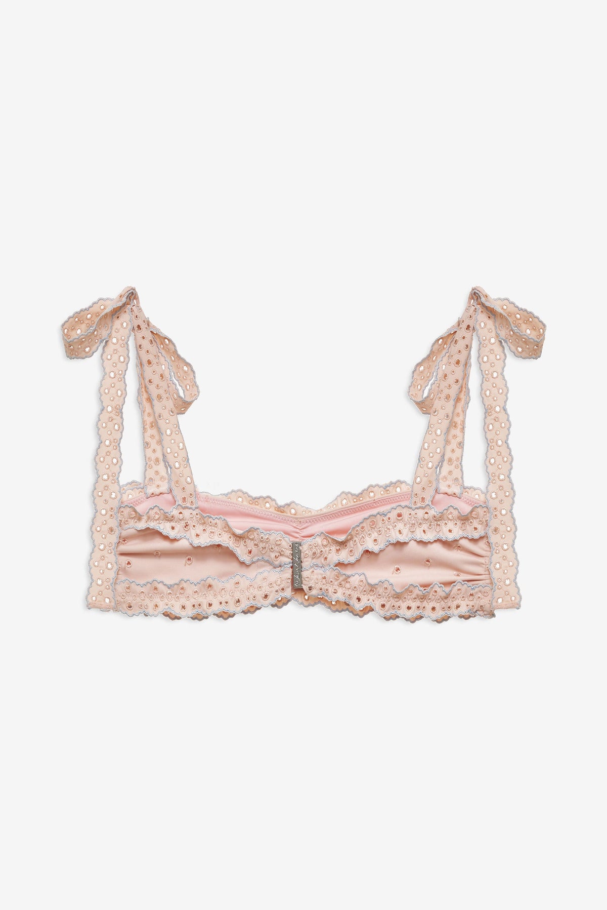 Alison Bandeau Bikini Top Peach - For Love & Lemons