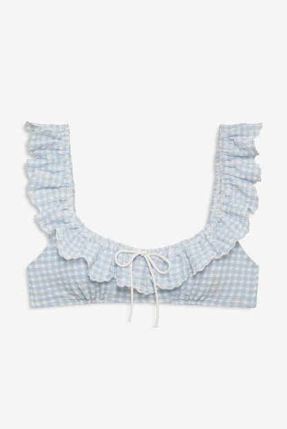 Daisy Lane Bikini Top Blue - For Love & Lemons