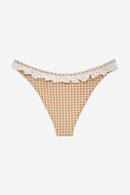 Vera Bikini Bottom Tan - For Love & Lemons