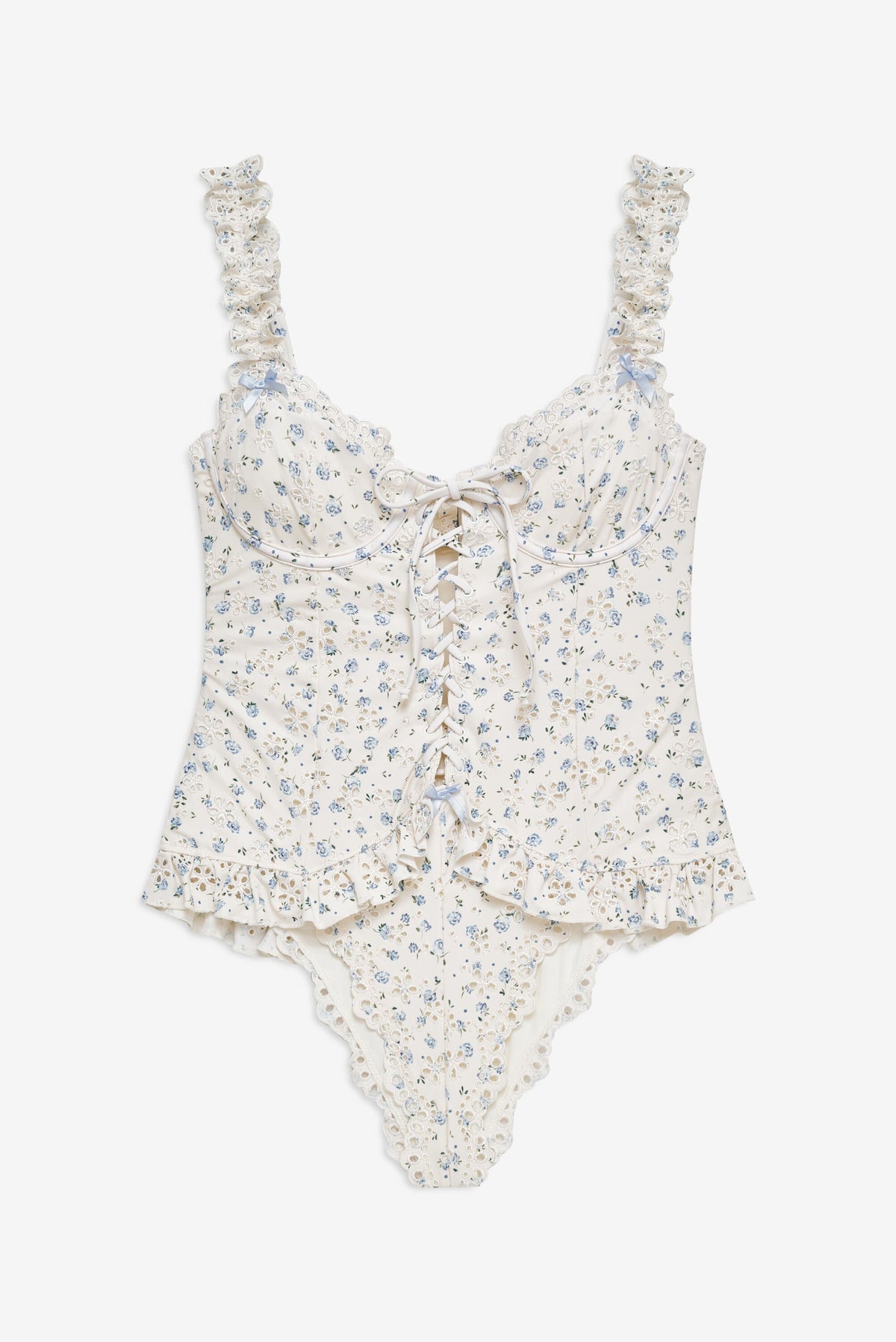 Daisy One Piece Swimsuit Vintage Cream - For Love & Lemons