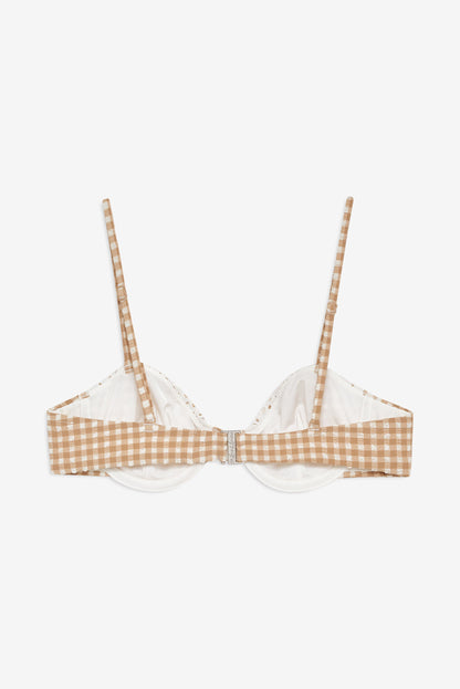 Vera Bikini Top Tan - For Love & Lemons