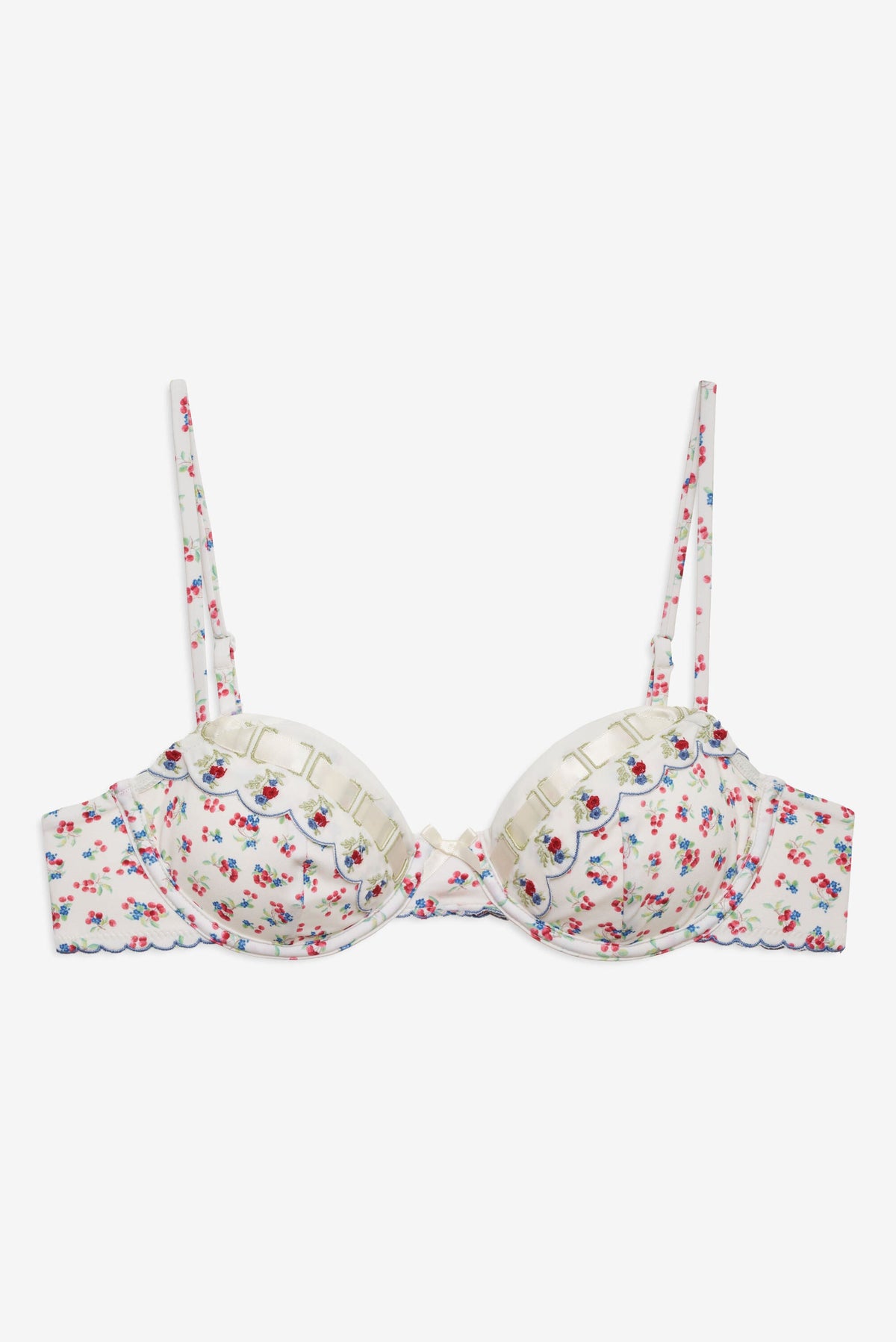 Cherry Mae Bikini Top Cream - For Love & Lemons