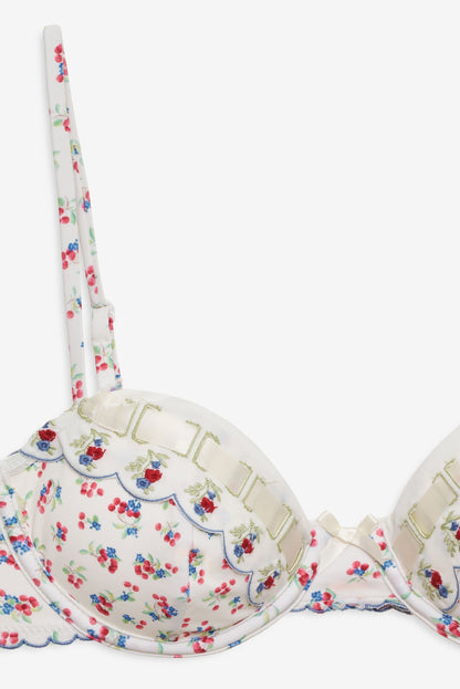 Cherry Mae Bikini Top Cream - For Love & Lemons