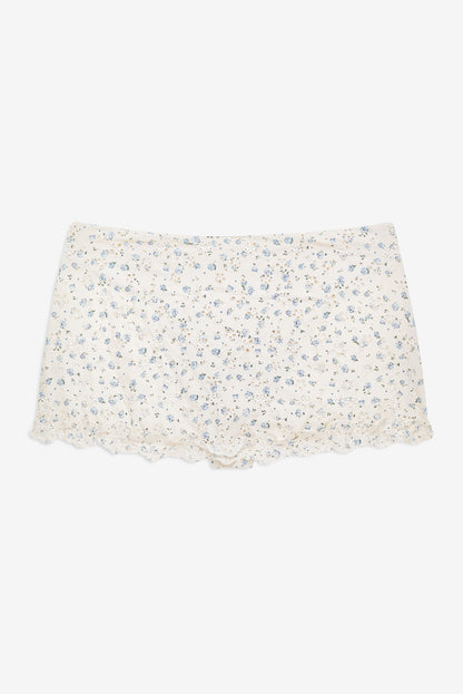 Nakia Swim Skort Vintage Cream - For Love & Lemons