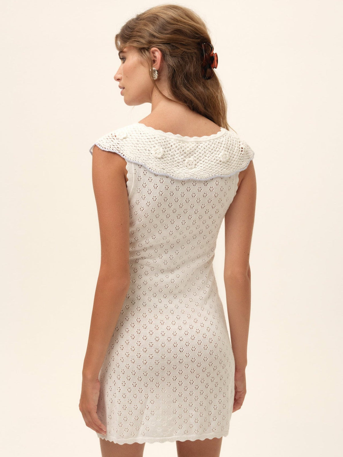 Jodi Mini Dress White - For Love & Lemons