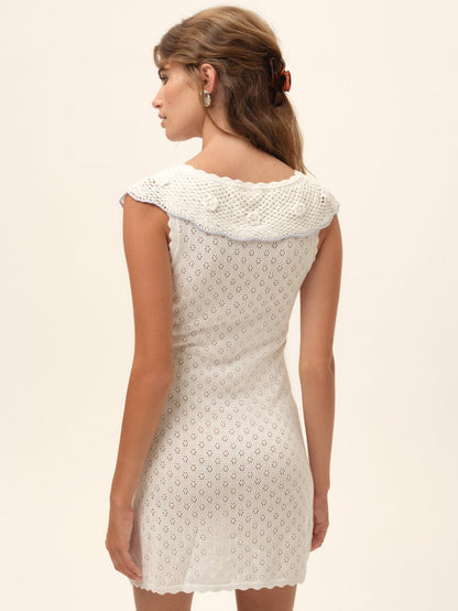 Jodi Mini Dress White - For Love & Lemons