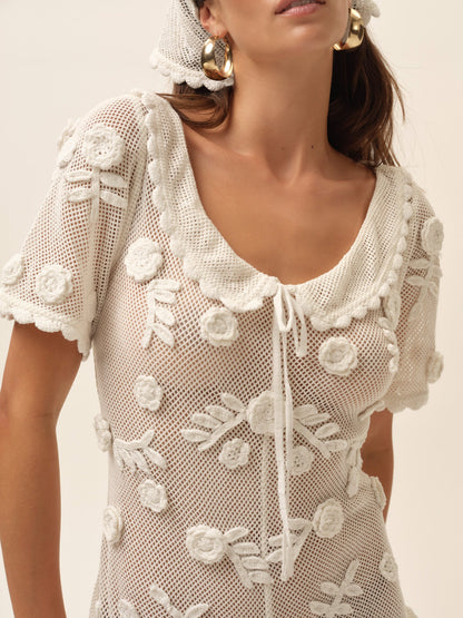 Sara Romper White - For Love & Lemons