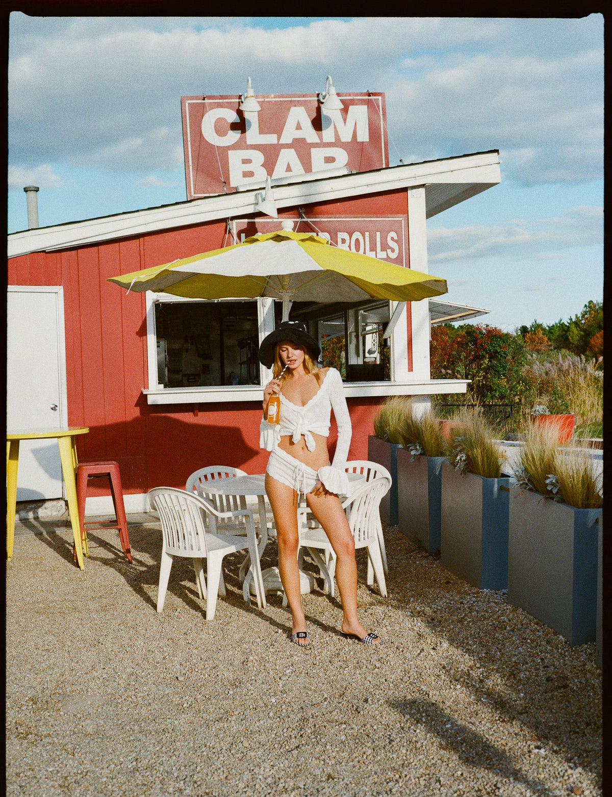 Bayberry Pointelle Shorts White - For Love & Lemons