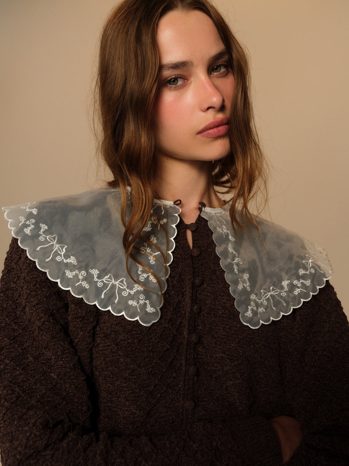 Zoey Top Dark Chocolate - For Love & Lemons