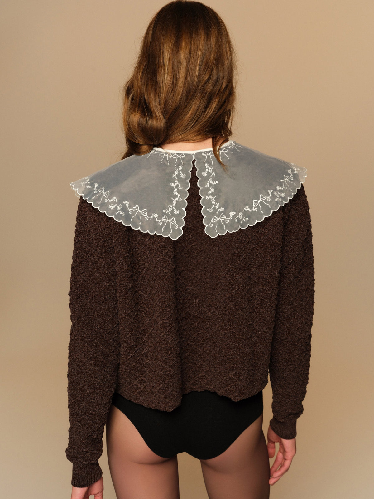 Zoey Top Dark Chocolate - For Love & Lemons