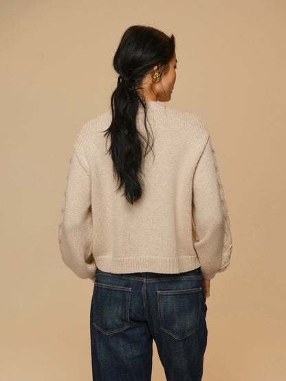 Shasha Cardigan Cream - For Love & Lemons