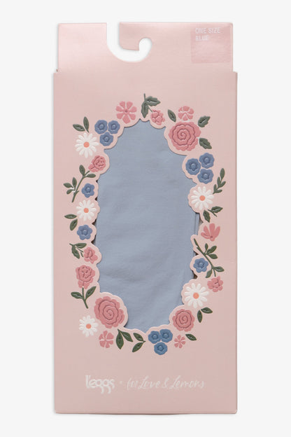 Sheer Knee Highs Blue - For Love & Lemons