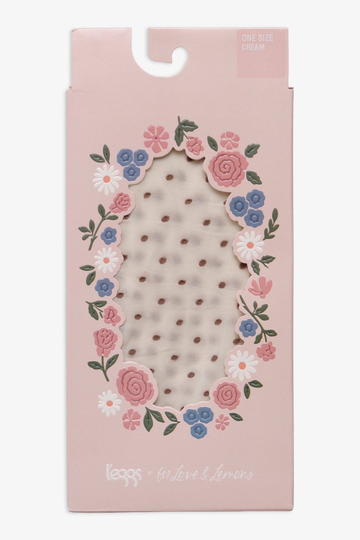 Polka Dot Knee Highs Cream - For Love & Lemons